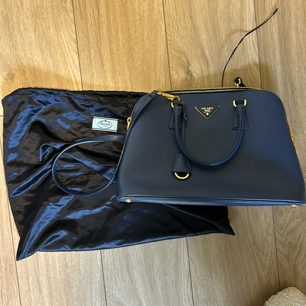 Prada Saffiano Lux Medium Promenade Tote/Crossbody NWOT
